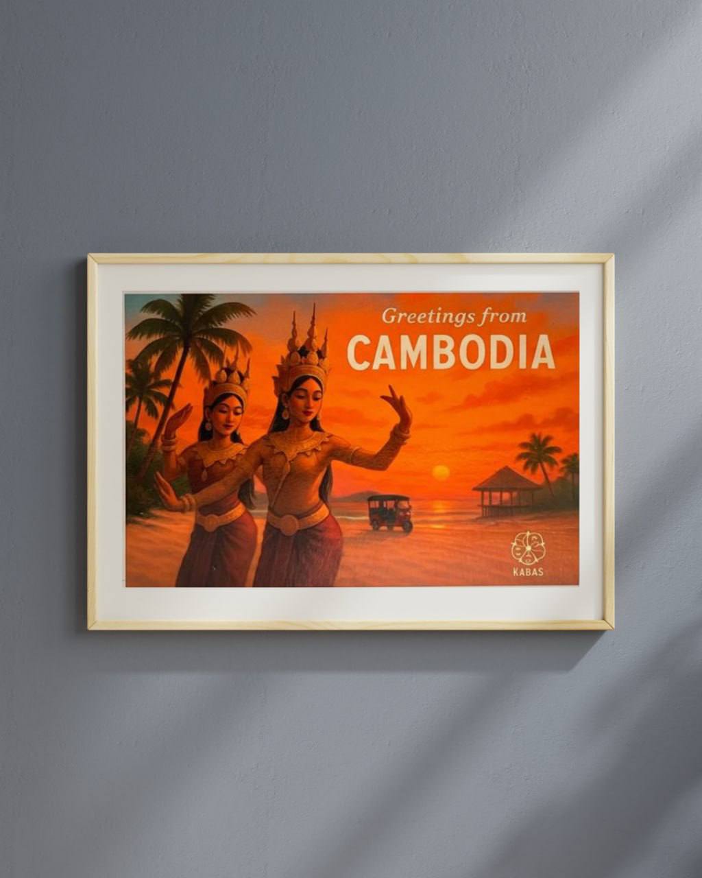 Apsara on the beach (A4)