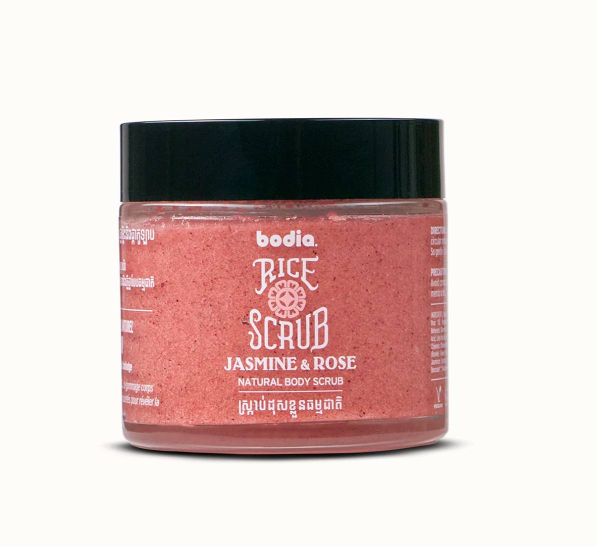 Rice Scrub - jasmine & rose 120ml