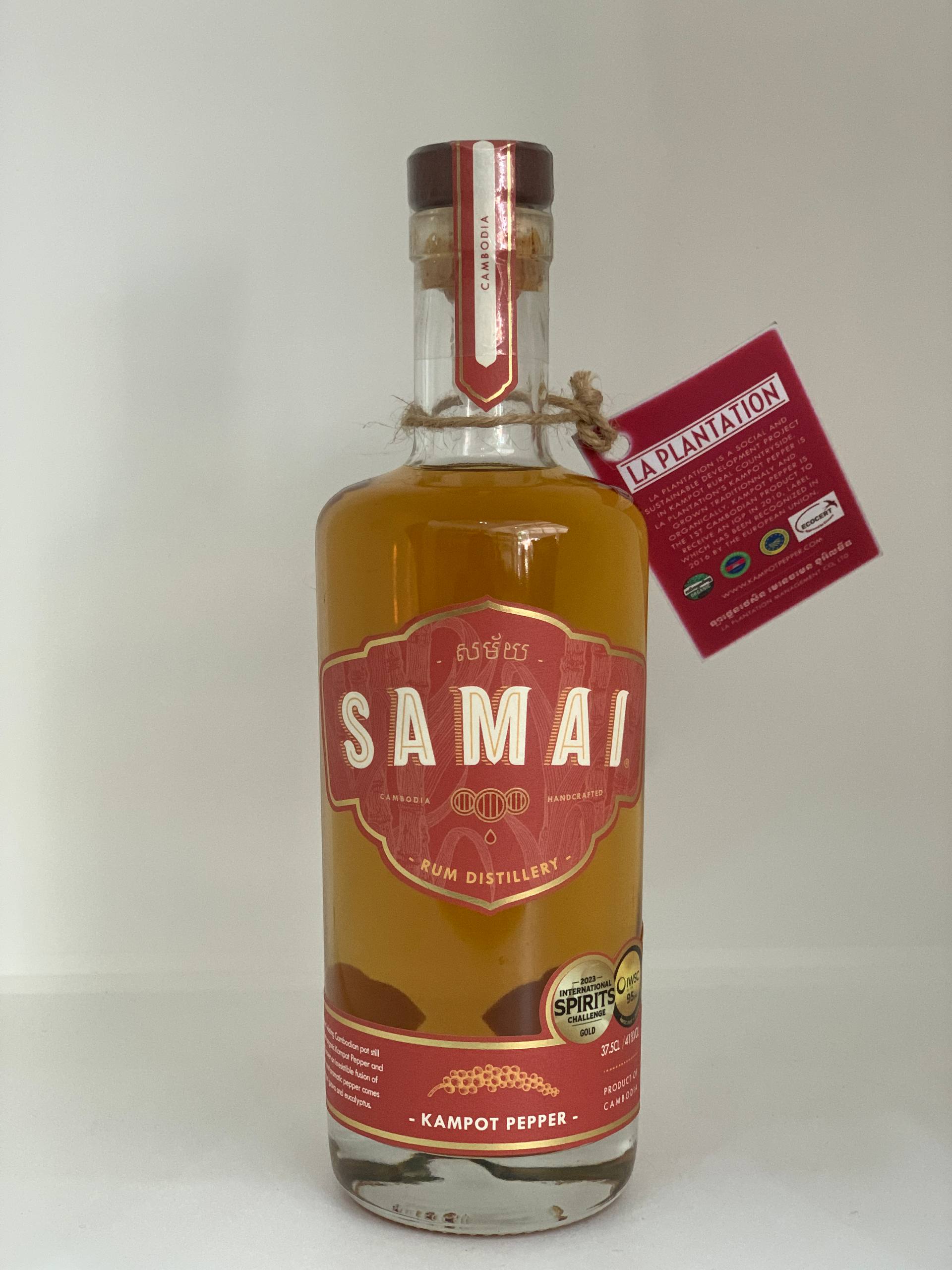Samai  kampot Pepper Rum 37.50CL