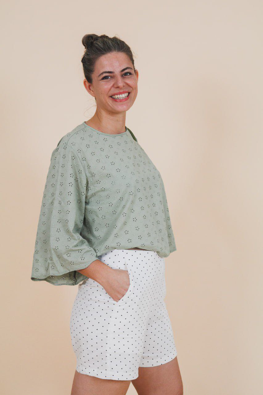 High-waisted short - Size 2XL