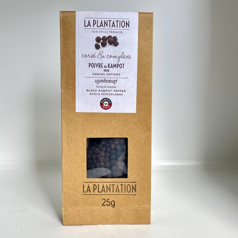 Poivre Noir de Kampot 25g – Papier Recyclé