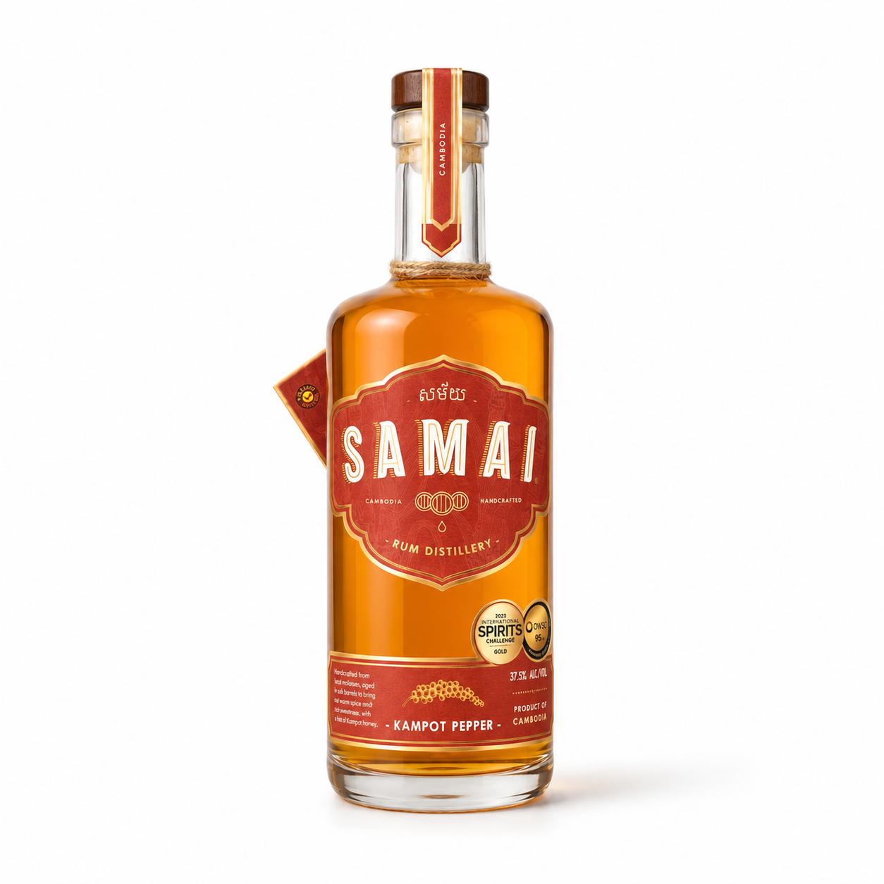 Samai  kampot Pepper Rum 37.50CL