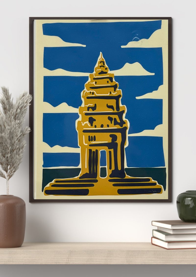 A4 size Art print Independence monument