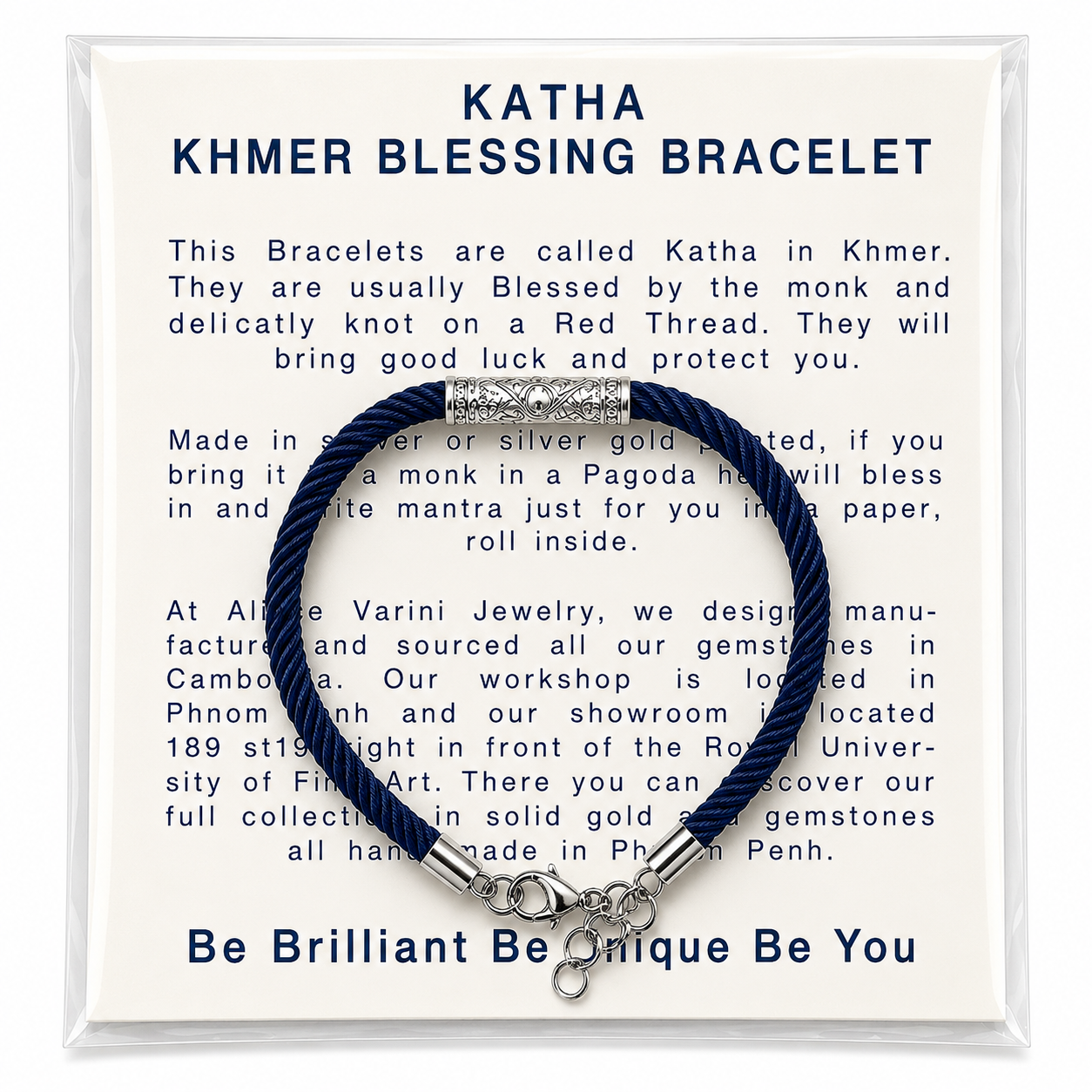 KATHA BOLD SILVER NAVY
