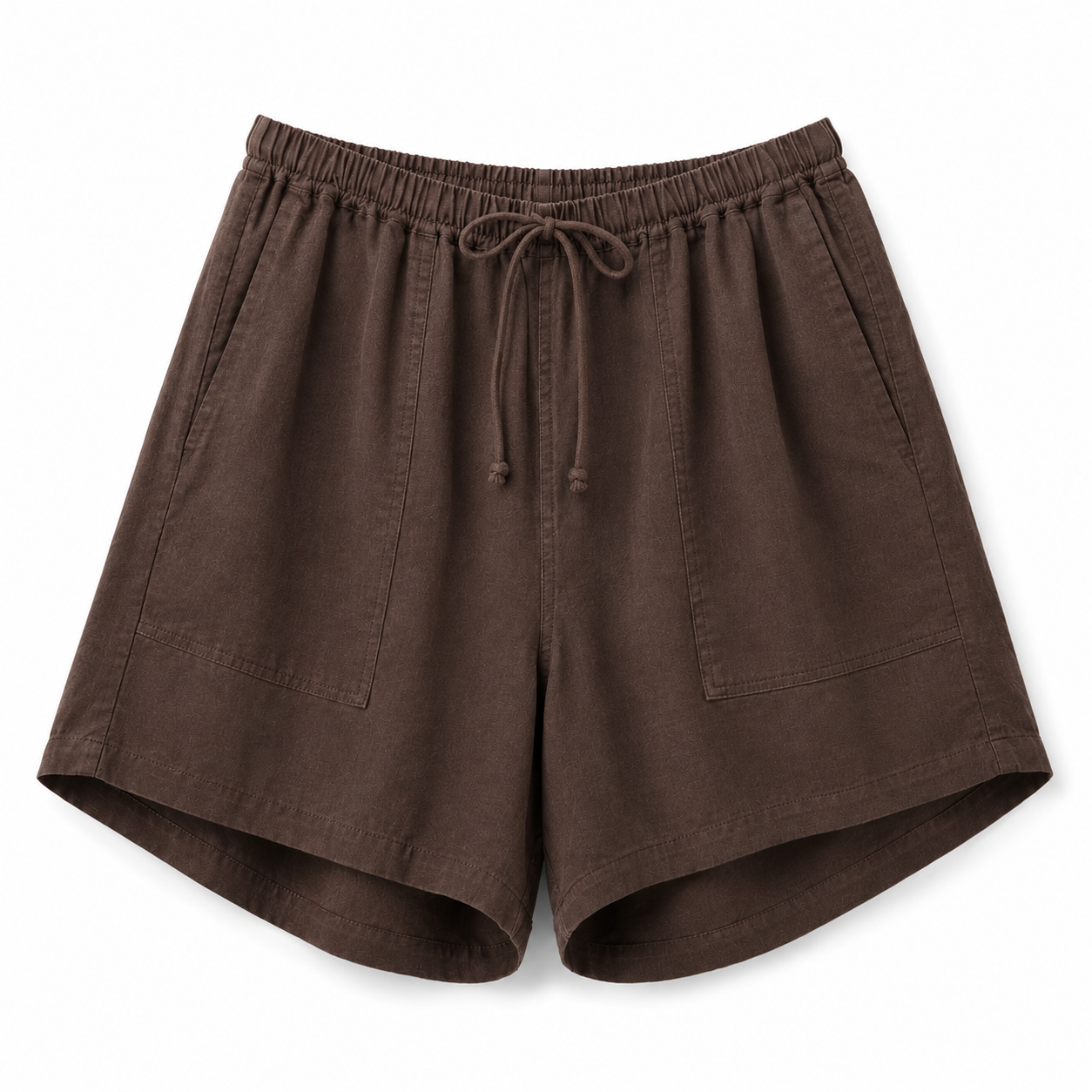Everyday Shorts-Cacao Linen-Size XS
