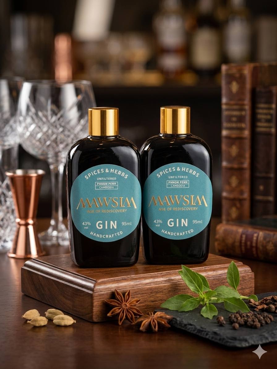 MAWSIM GIN SPICES & HERBS Mini Bottle 95ml