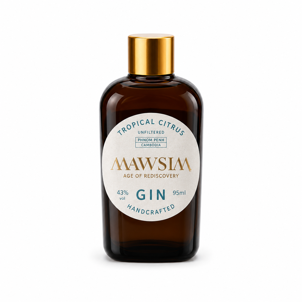 MAWSIM GIN TROPICAL CITRUS Mini Bottle 95ml