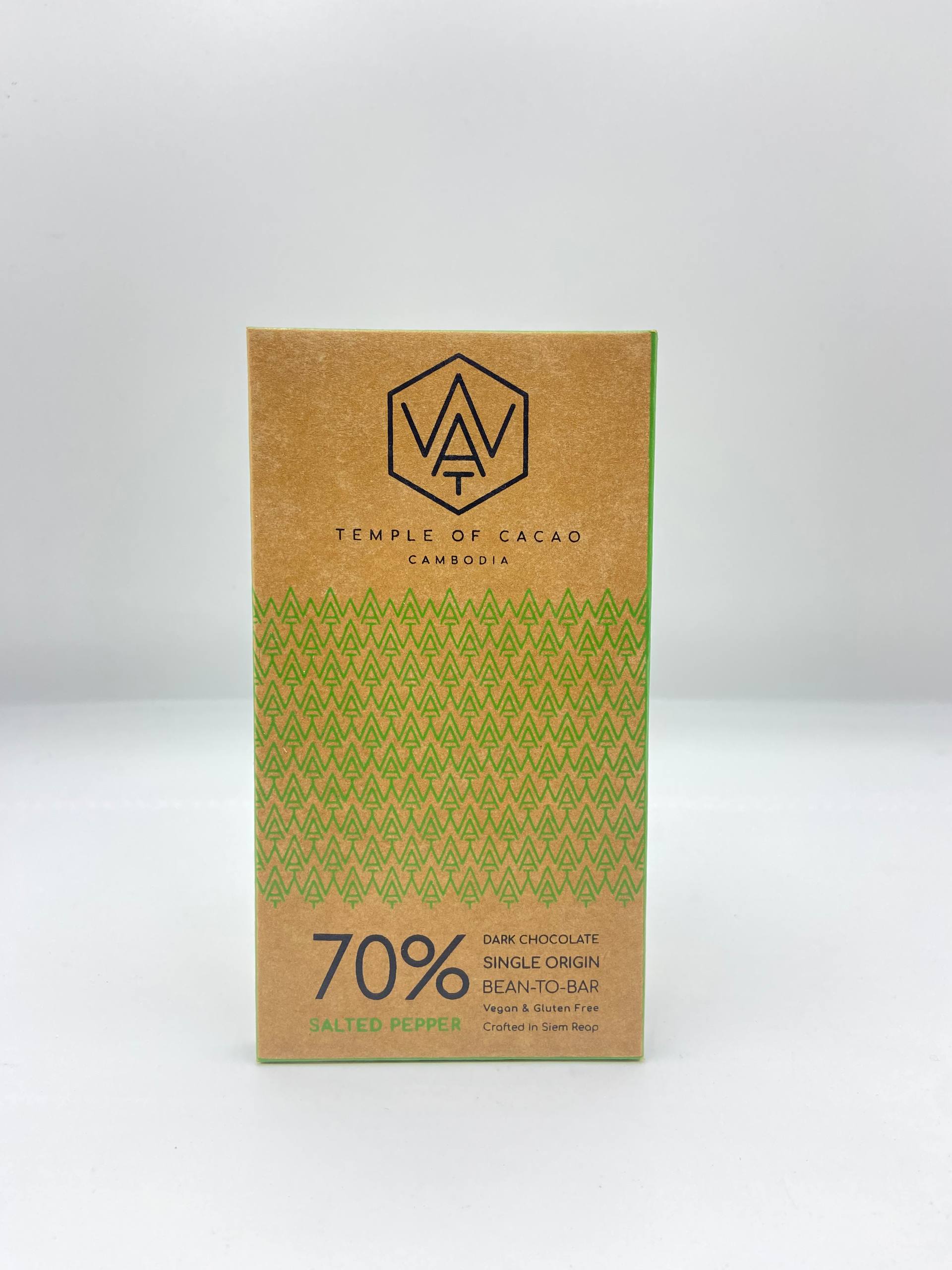 chocolate Bars 70gr 70%  Salted Pepper