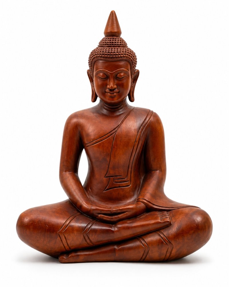 Big wood Buddha