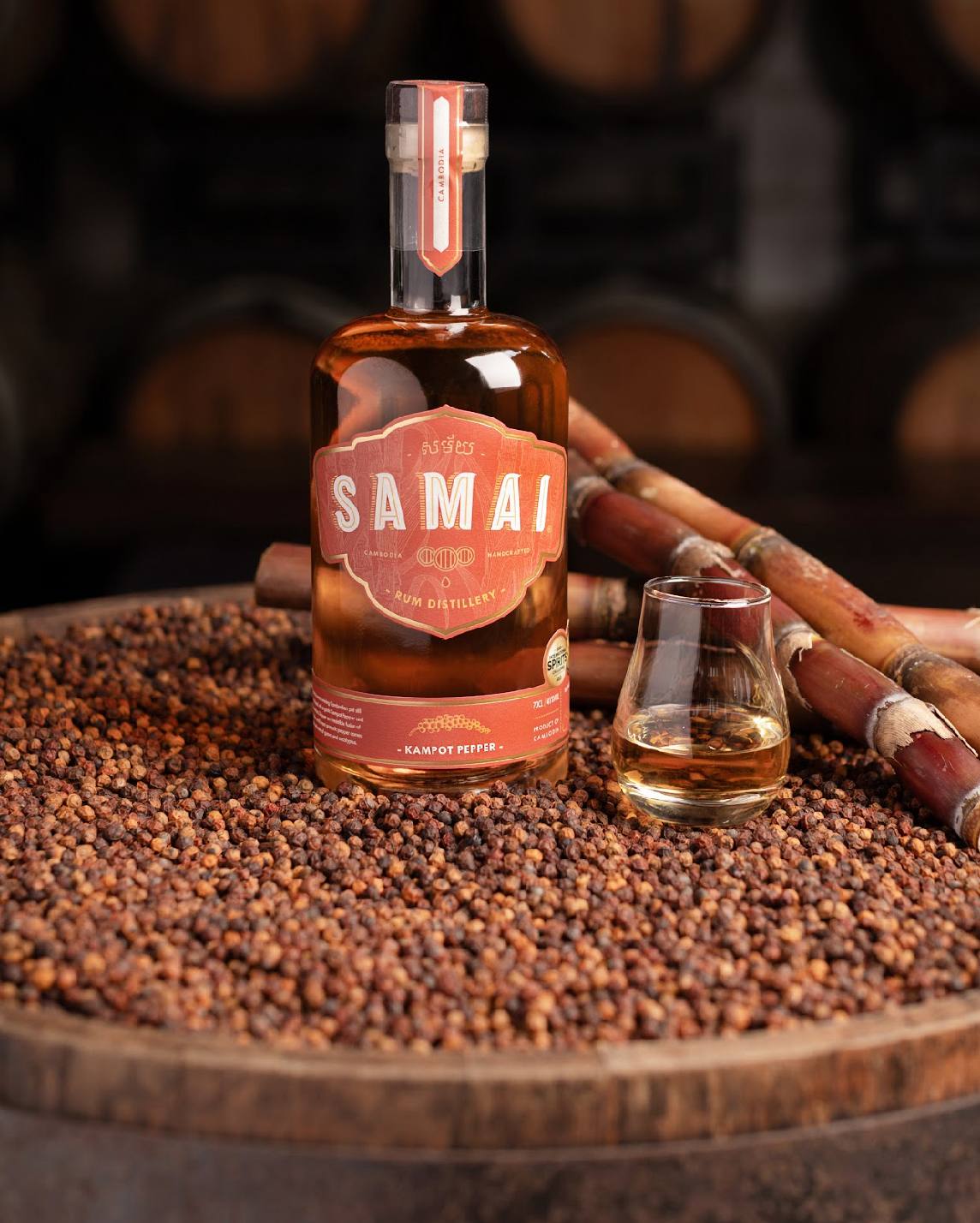 Samai kampot Pepper Rum 70CL