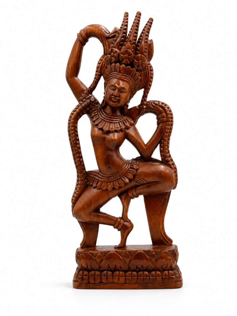 Wood Apsara (30cm)