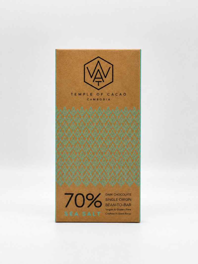 Mini chocolate Bars 28gr 70% Sea salt
