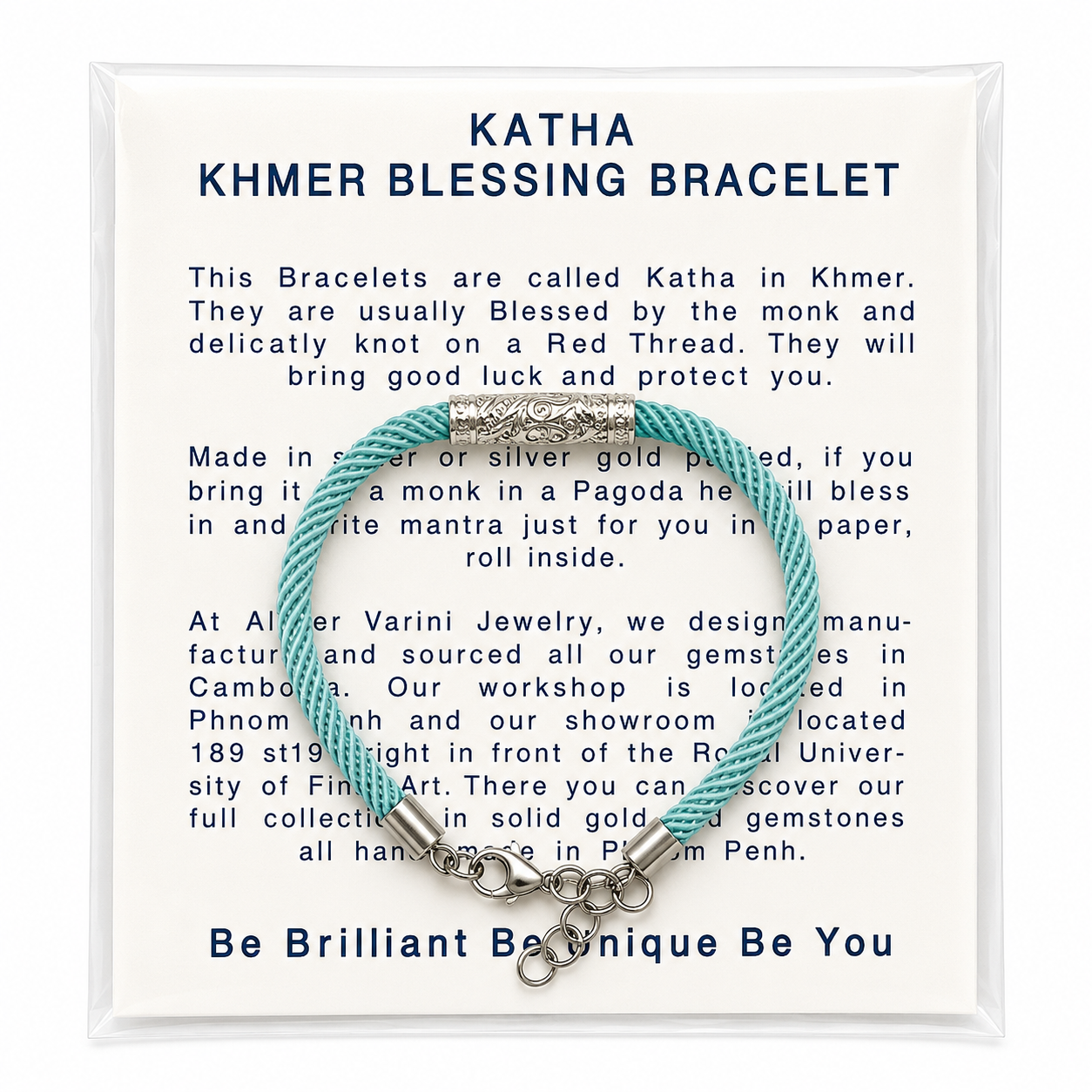 KATHA BOLD SILVER TURQUOISE