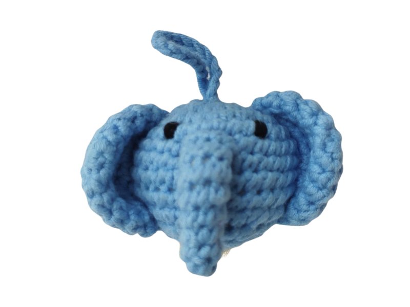 Elephant Head Keychain