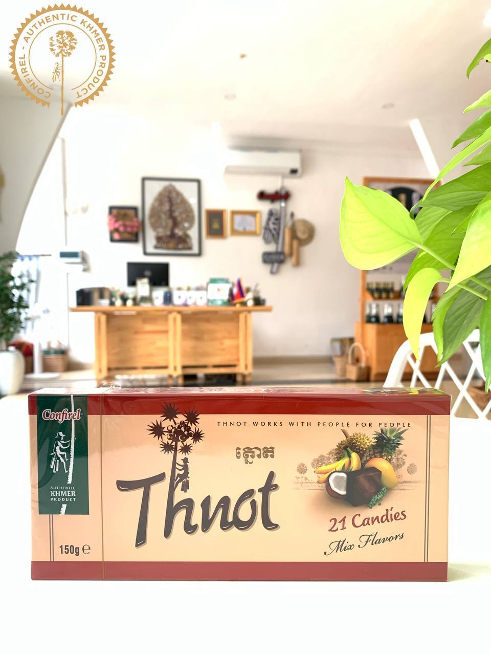 Thnot Candy Choco Palm - Mix (7 Taste) Box 150g