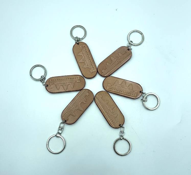 KEY RING (CUIR)