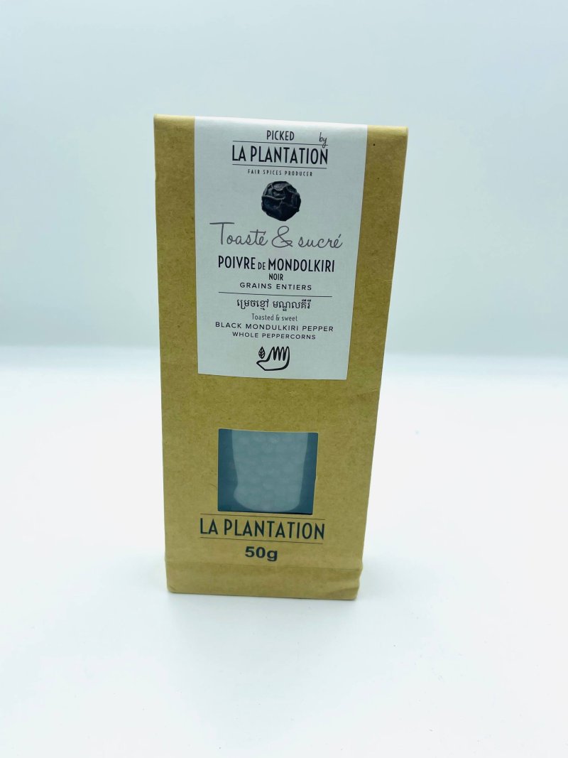 Black Mondulkiri Pepper 50g Recycled paper