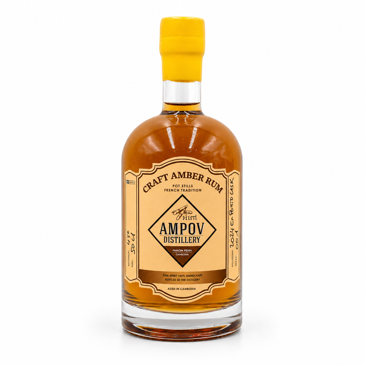 Ampov Rhum Ambré 45% – Fût de Porto (50cl)