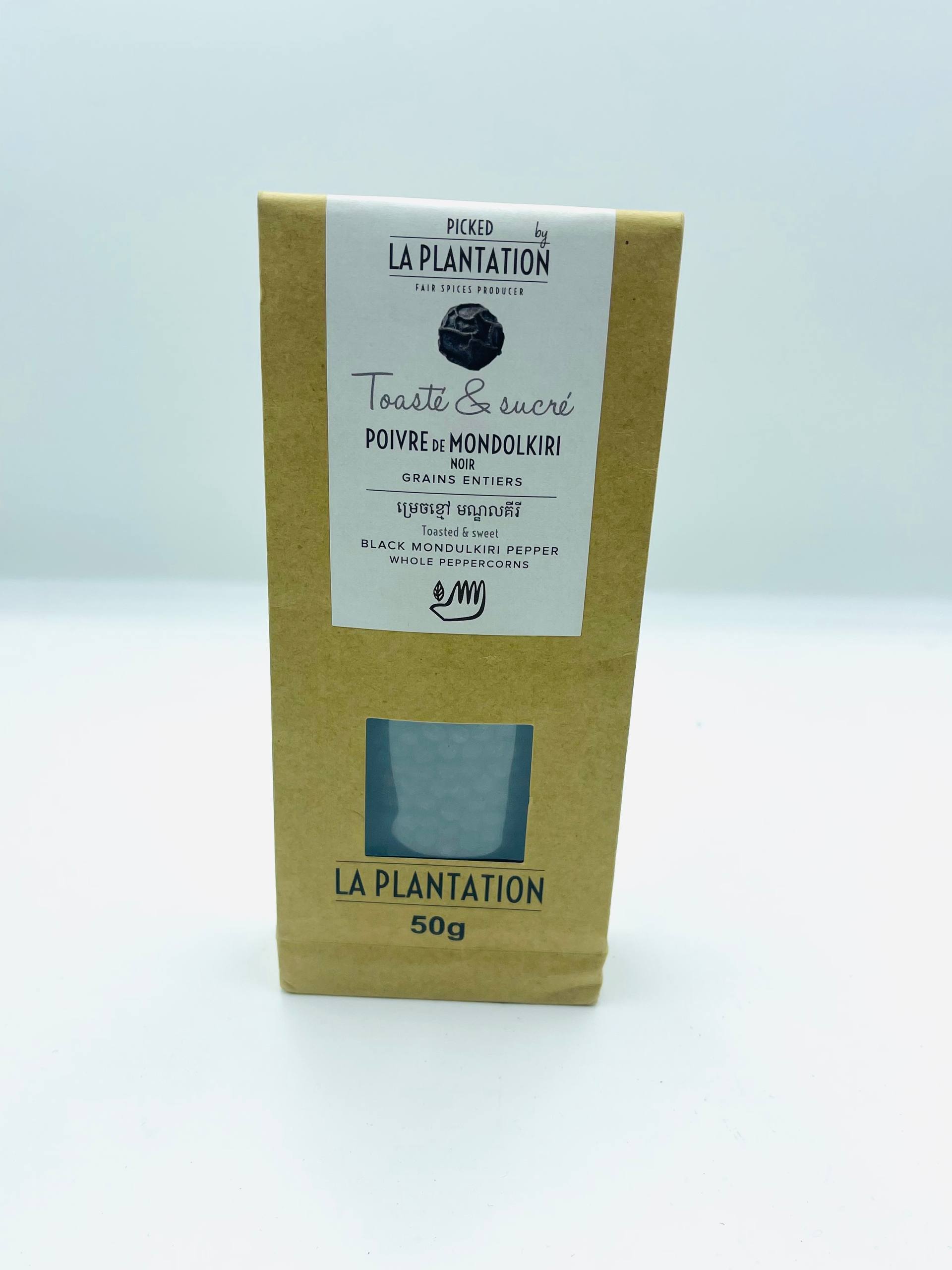 Black Mundulkiri Pepper 100g Recycled Paper