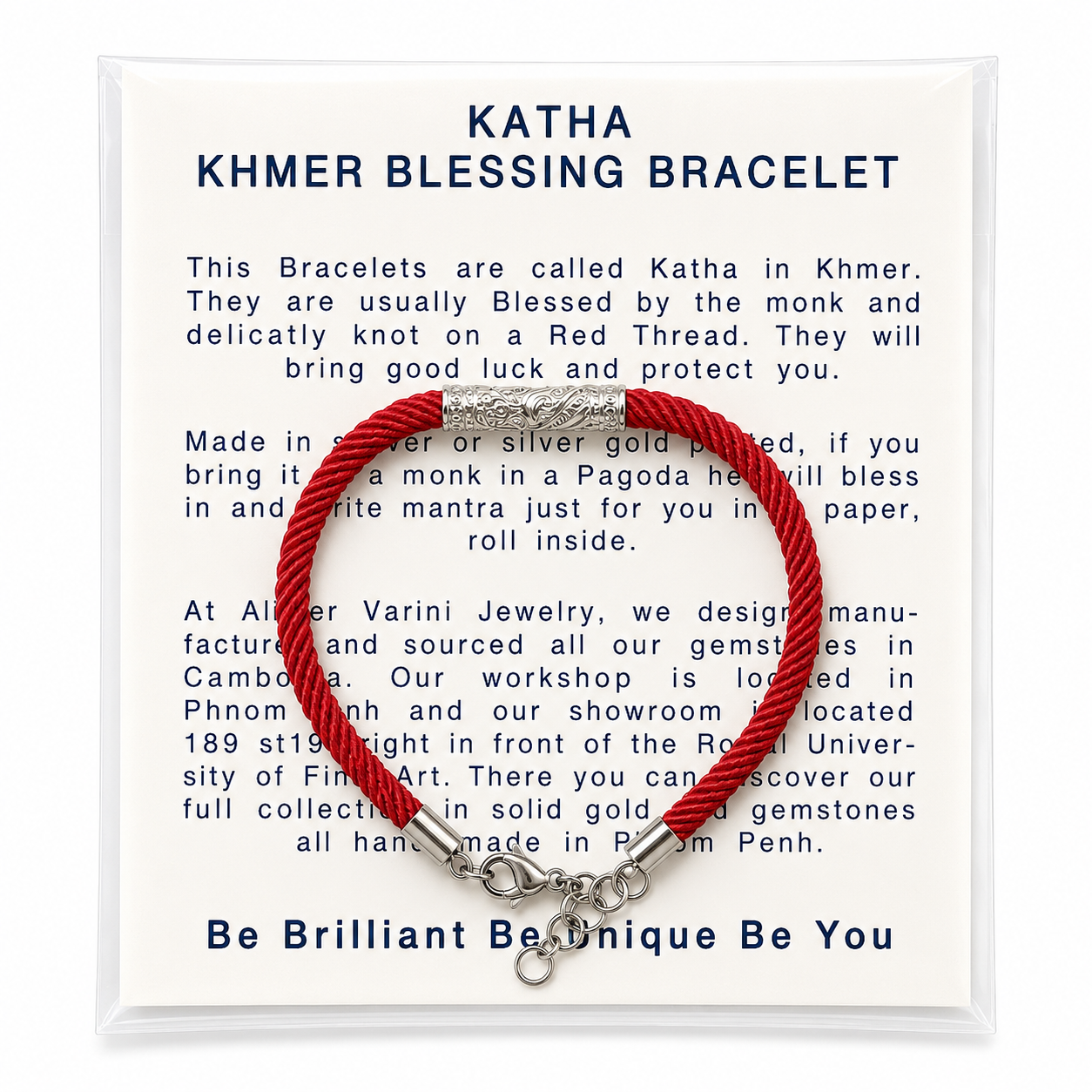 KATHA BOLD SILVER RED