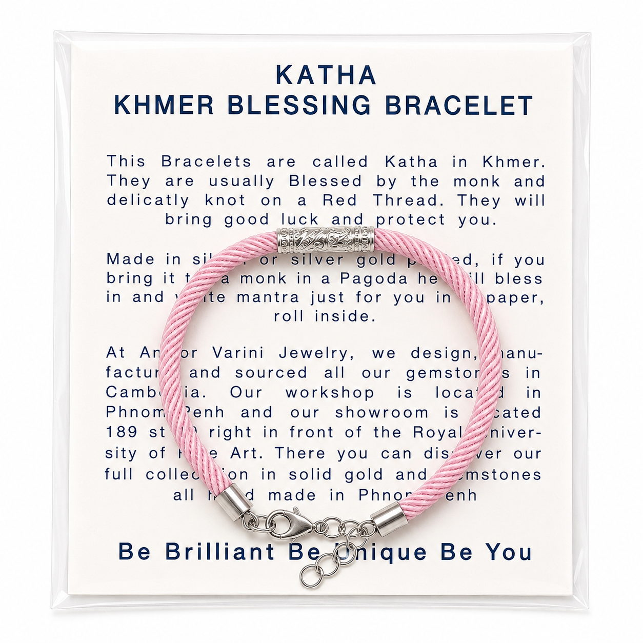 KATHA BOLD SILVER BABY PINK
