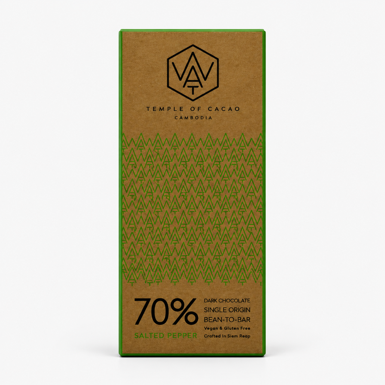Mini chocolate Bars 28gr 70%  Salted Pepper