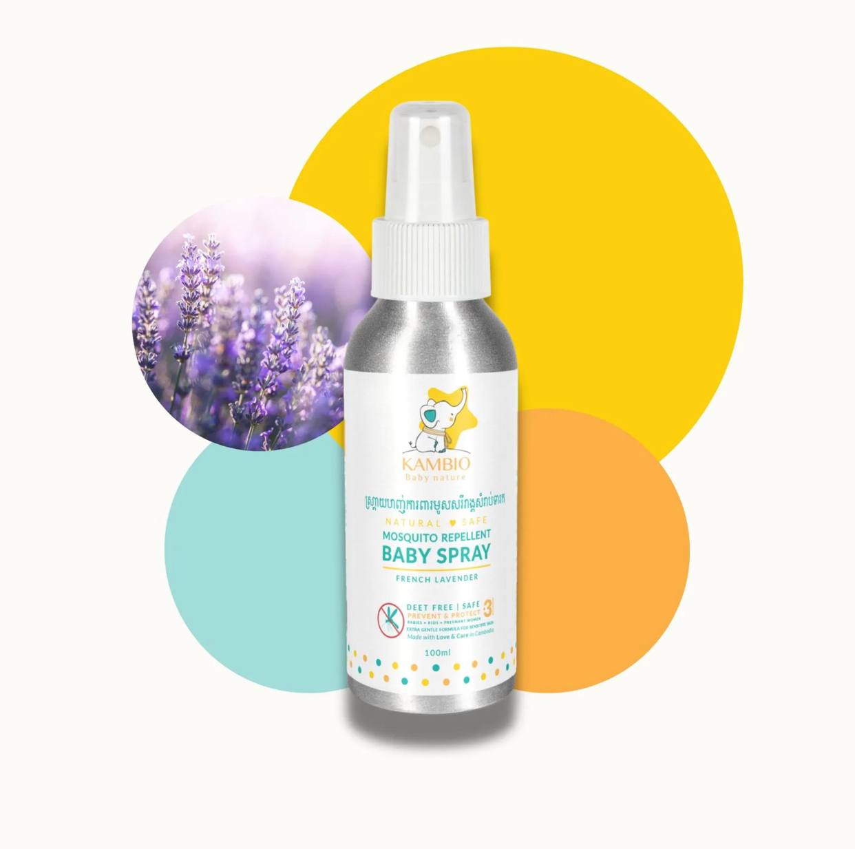 Mosquito Repellent / Spray / French Llavender / Baby