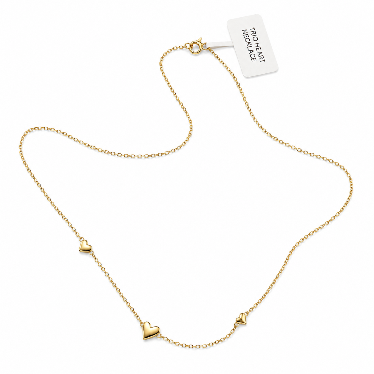TRIO HEART NECKLACE