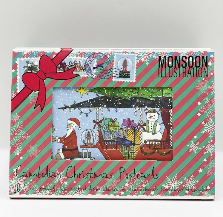 Cambodian Christmas Postcard Pack