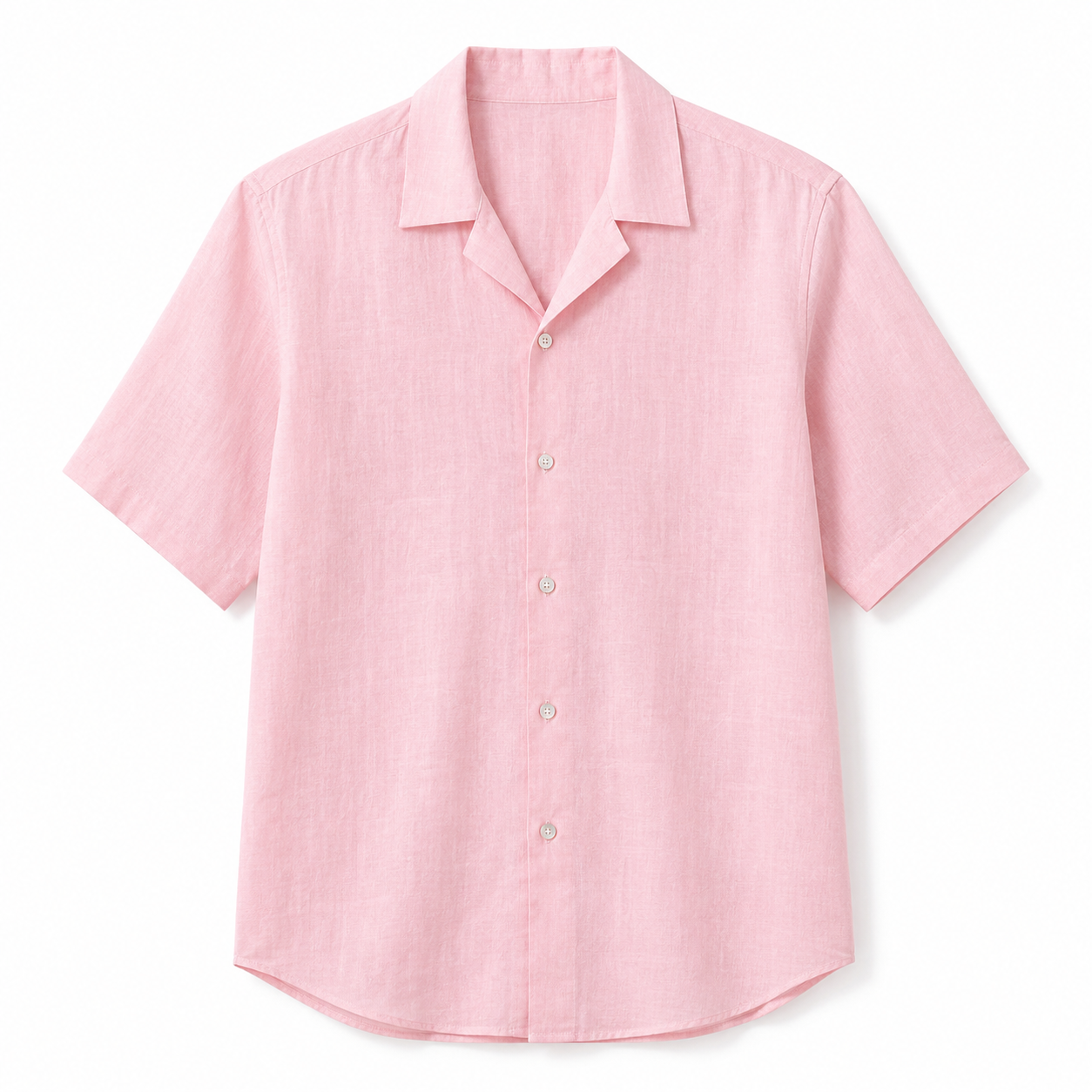 MEN'S: SHORT SLEEVE SHIRT-PINK-L