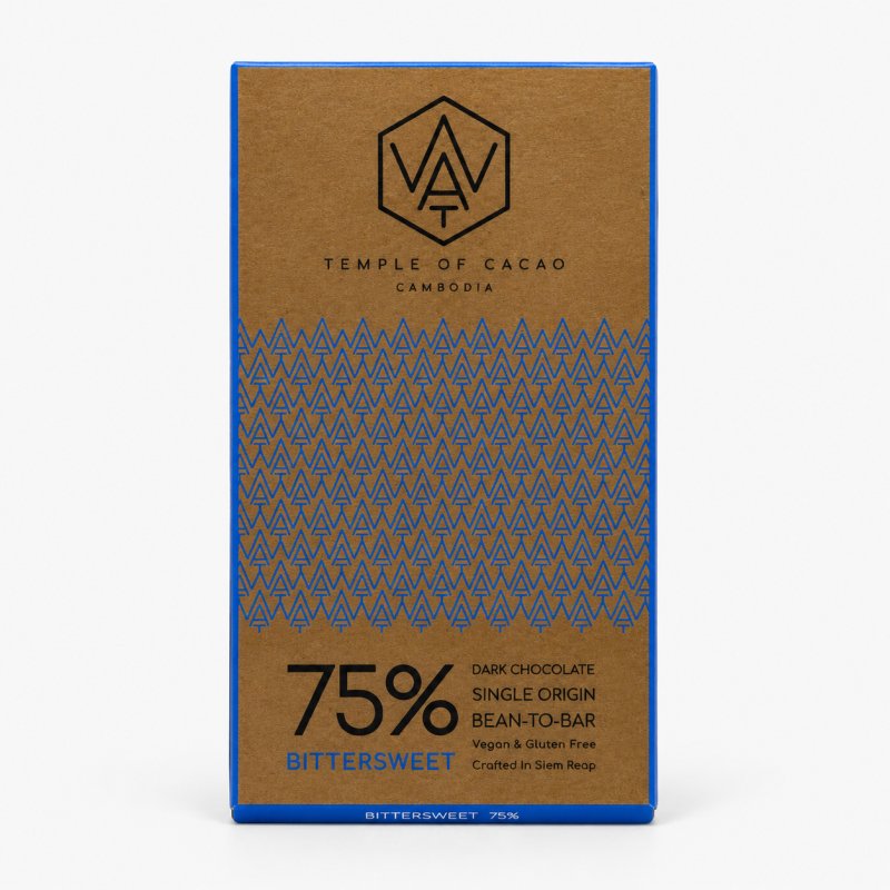 chocolate Bars 70gr 75% Bittersweet