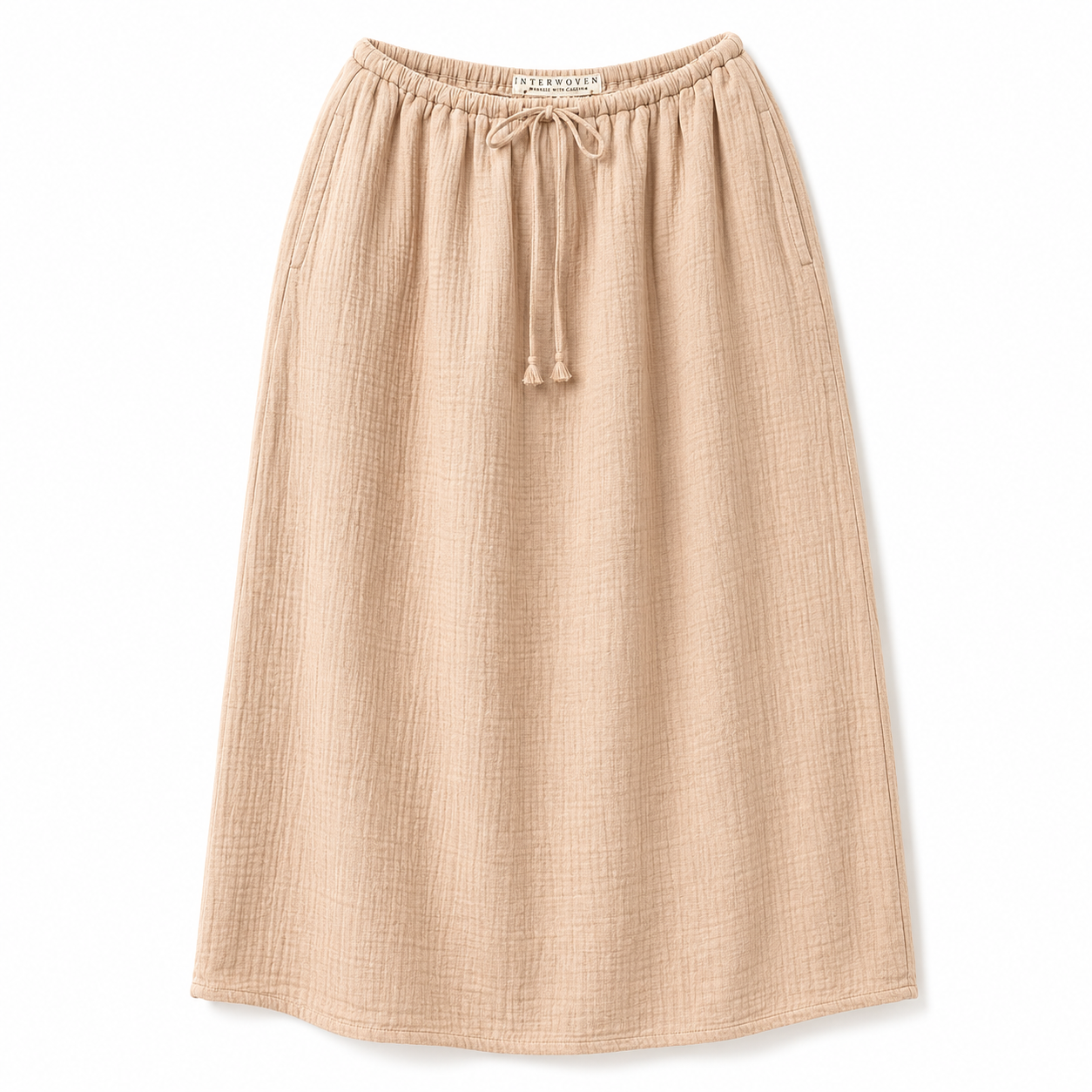 CHEER-MAXI SKIRT-Chocolate Muslin-Size SM