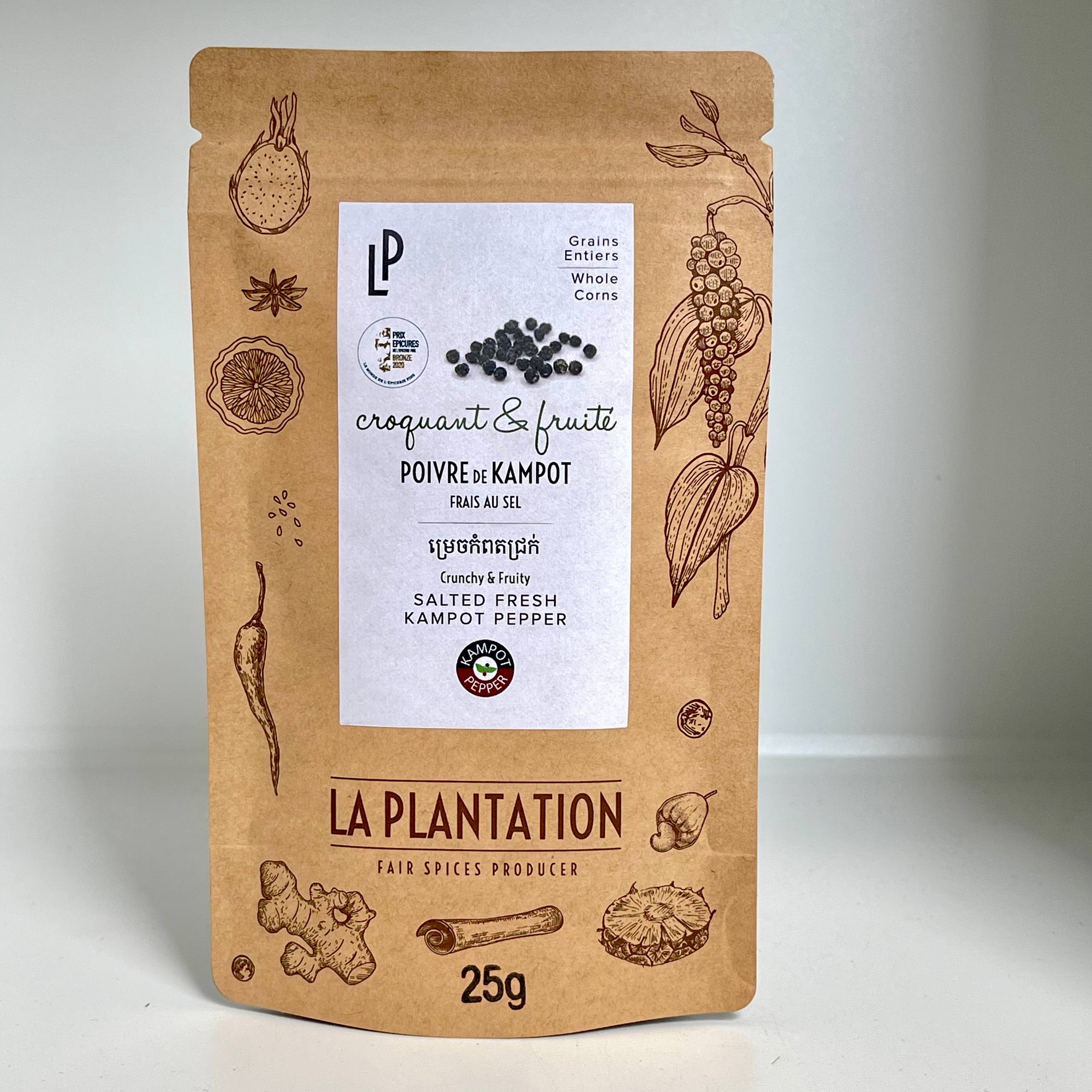 Salted Kampot Pepper 25g Recycle paper