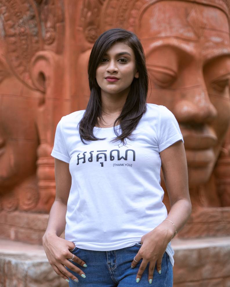 WOMEN THANKS YOU WHITE XL