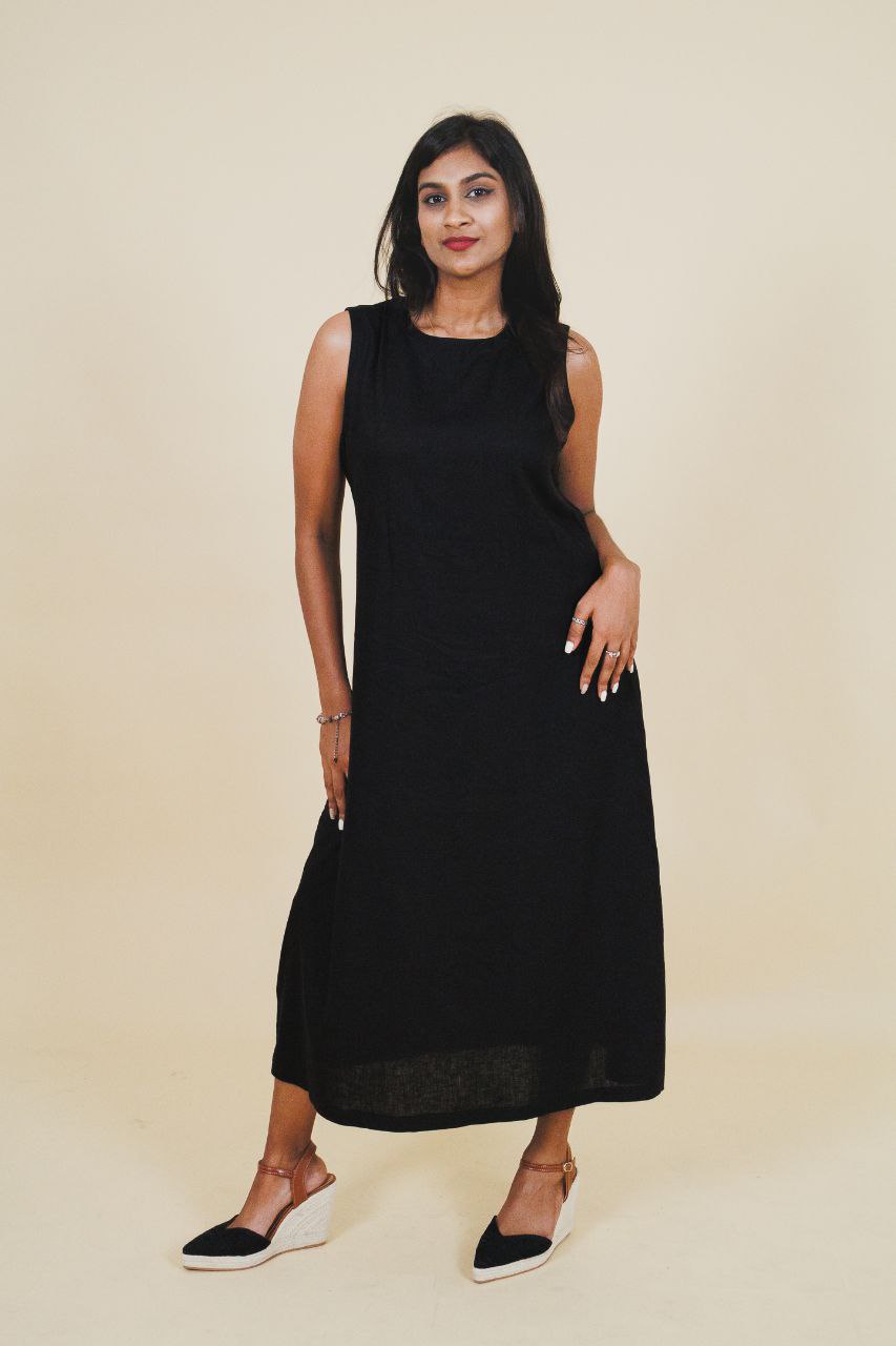 Maxi Dress Black XS