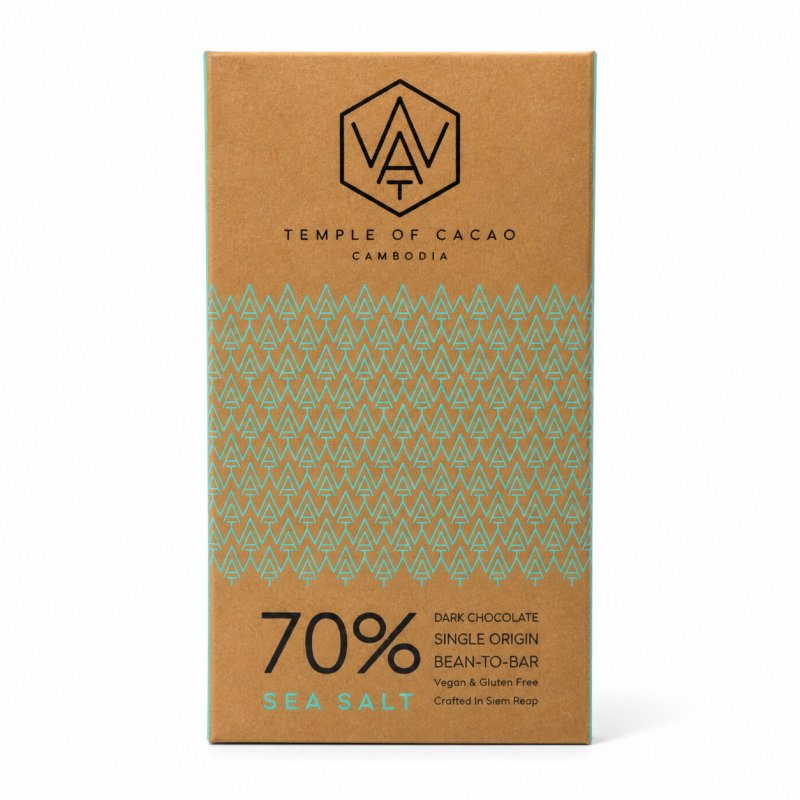 chocolate Bars 70gr 70% Sea salt