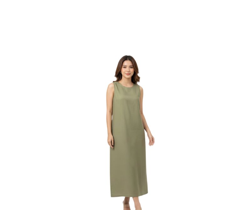 Maxi Dress Dark Green